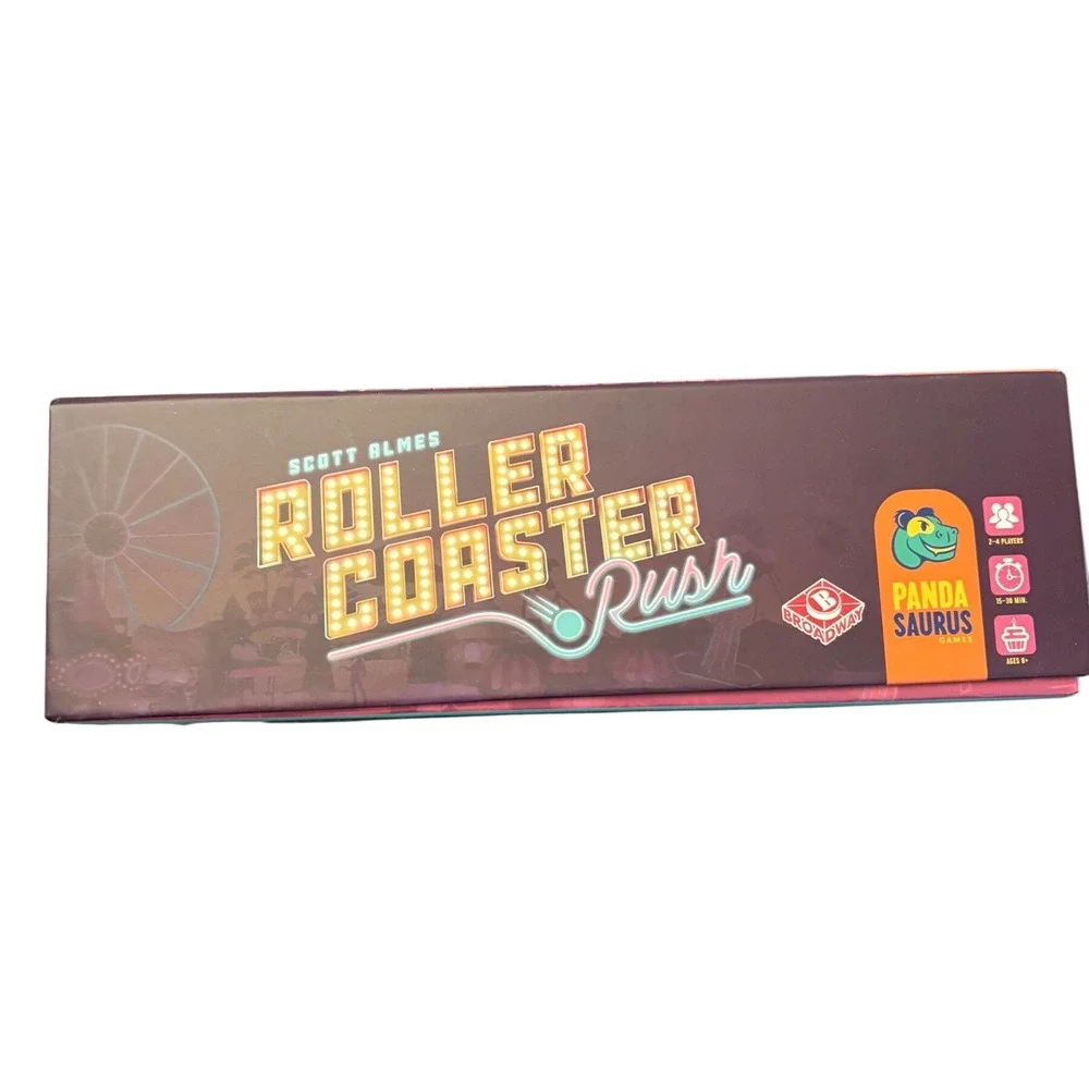 Roller Coaster Rush Board Game Pandasaurus Game Almes Physics Building STEM